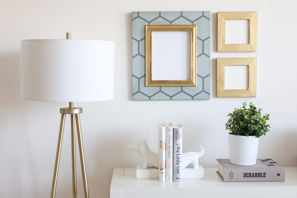 3-Piece Neutral & Gold Honeycomb Collection