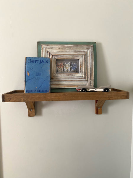 Solid Barnwood Shelf