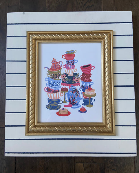 Navy + Alice Pinstripe - Ships Immediately!