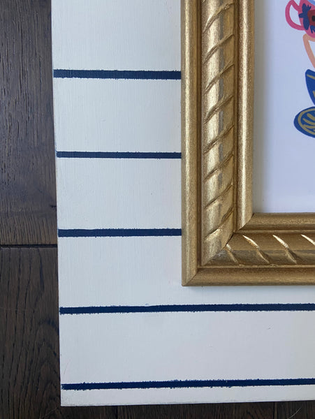 Navy + Alice Pinstripe - Ships Immediately!