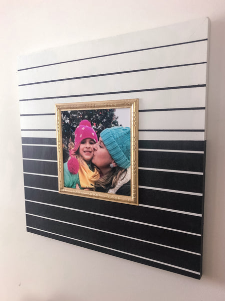 Confused Pinstripe Frame