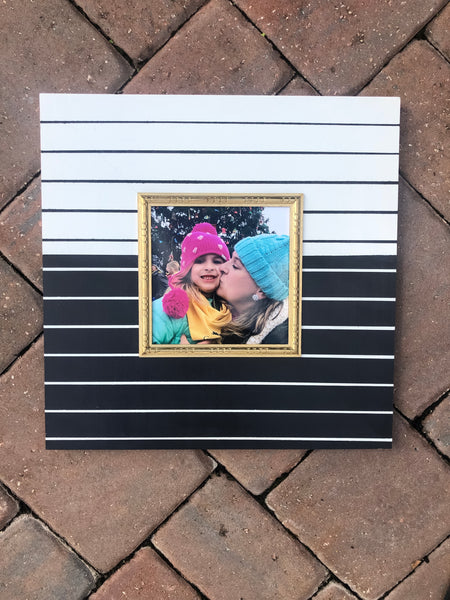 Confused Pinstripe Frame