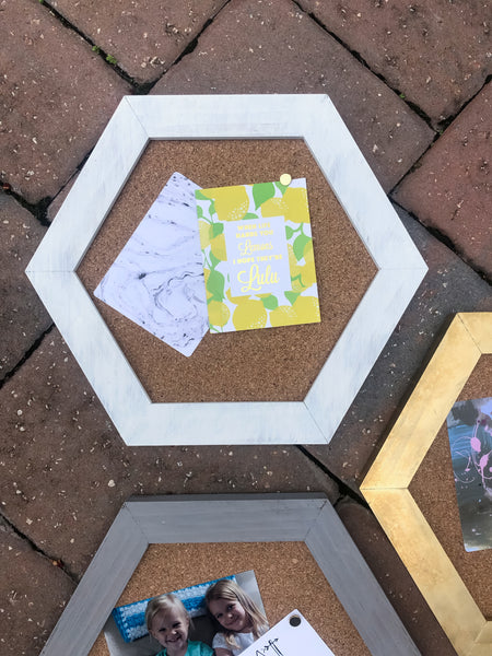 *New* Hexagon Cork boards