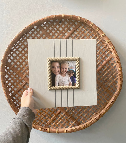 Vintage wall basket