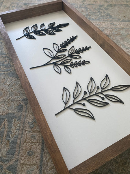 Marketplace Fern wood sign